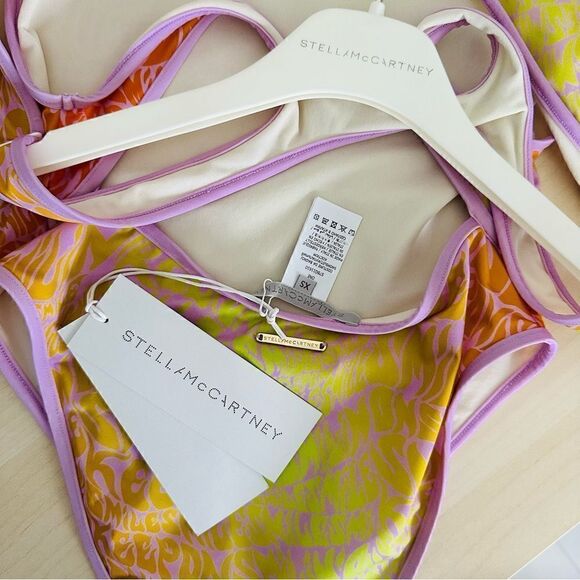 ⭕️ Stella McCartney Swimsuit One Piece Multi Color XS Designer - Picture 1 of 9